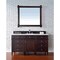 James Martin Vanities Brittany 60in Single Vanity, Burnished Mahogany w/ 3 CM White Zeus Quartz Top 650-V60S-BNM-3WZ - alternate 3